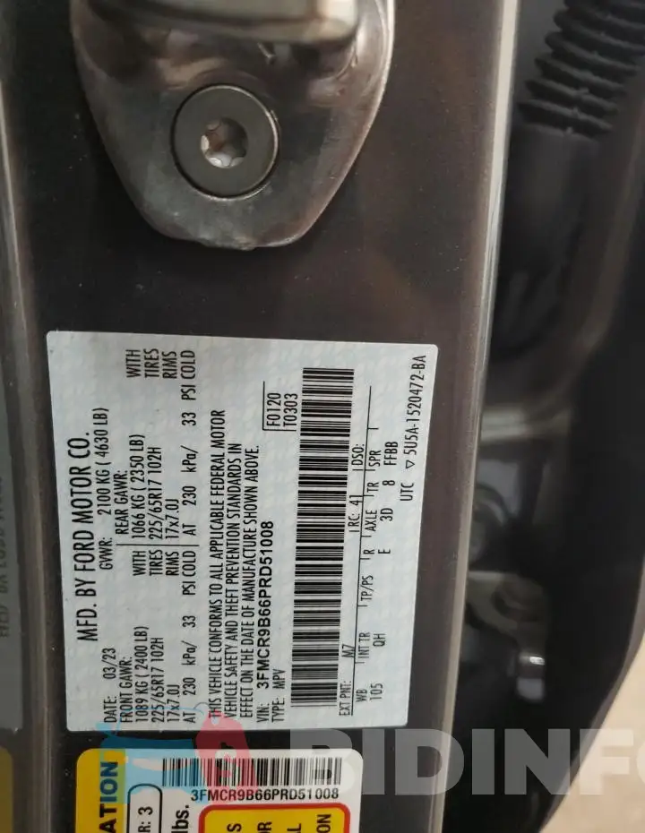 3FMCR9B66PRD51008 Photo# 13