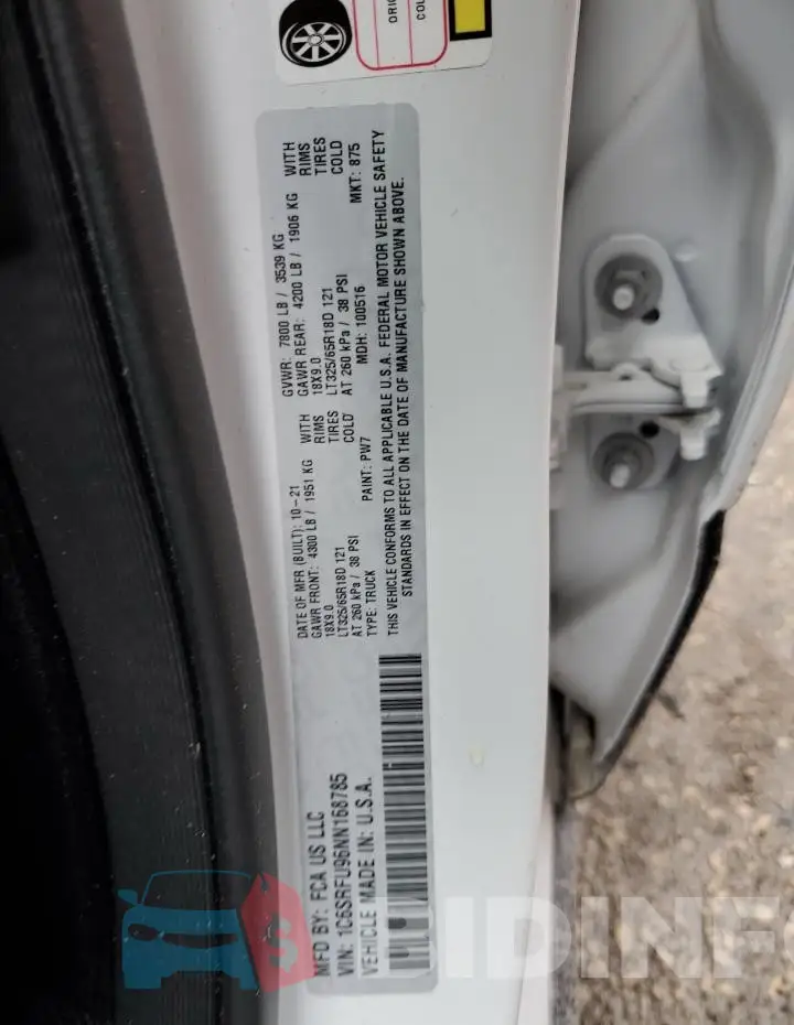 1C6SRFU96NN168785 Photo# 12