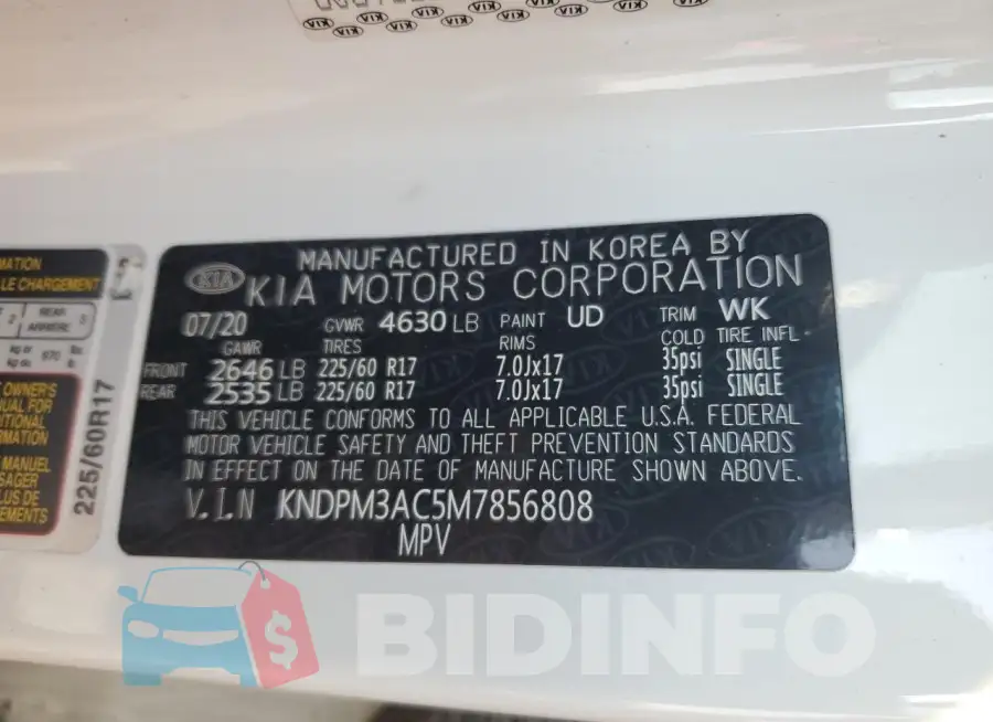 KNDPM3AC5M7856808 Photo# 13