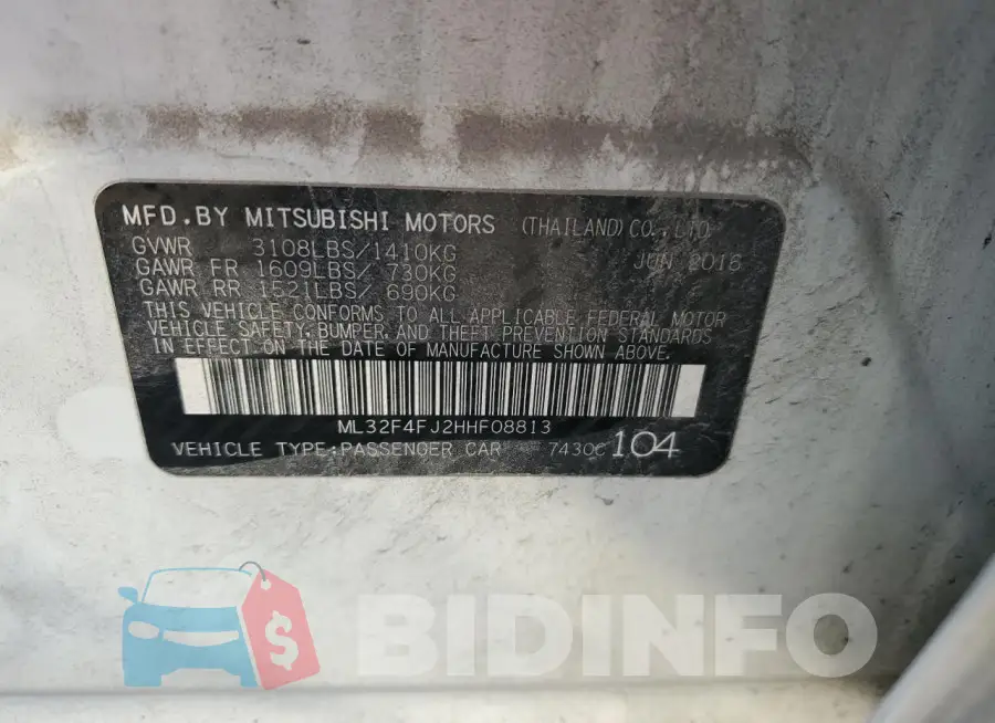 ML32F4FJ2HHF08813 Photo# 12