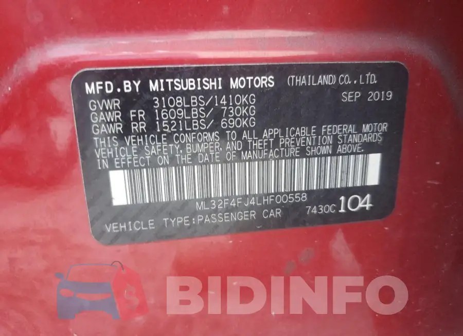 ML32F4FJ4LHF00558 Photo# 12