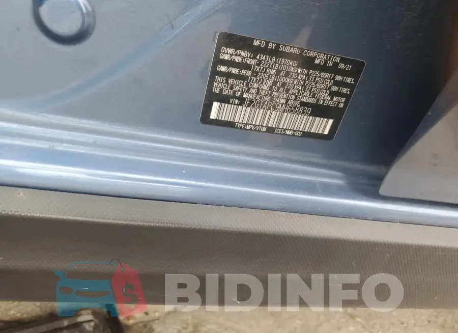 JF2GTAPC9MH658839 Photo# 13
