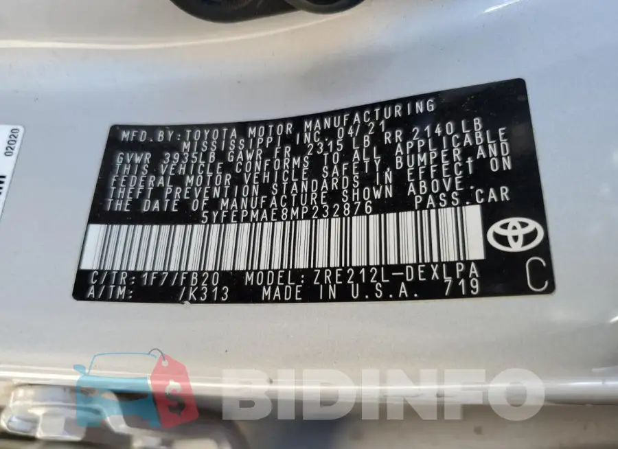 5YFEPMAE8MP232876 Photo# 12