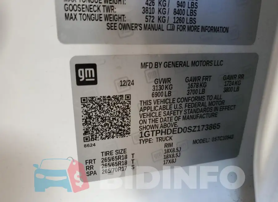 1GTPHDED0SZ173865 Photo# 14