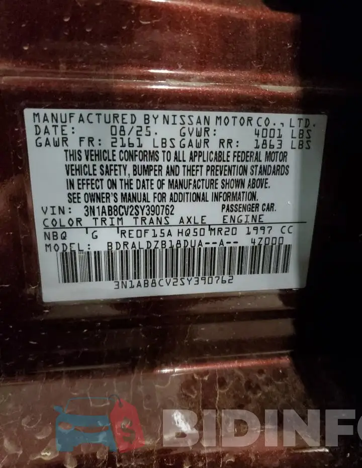 3N1AB8CV2SY390762 Photo# 12