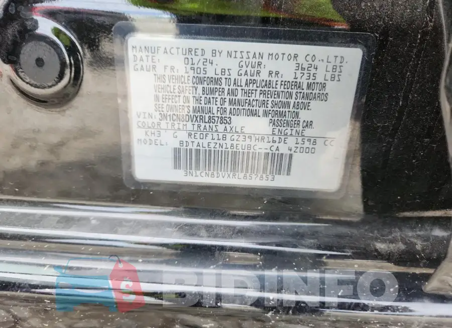 3N1CN8DVXRL857853 Photo# 12