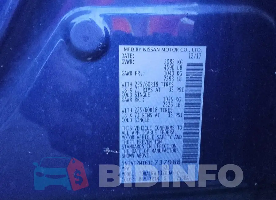 5N1AT2MT6JC737968 Photo# 13