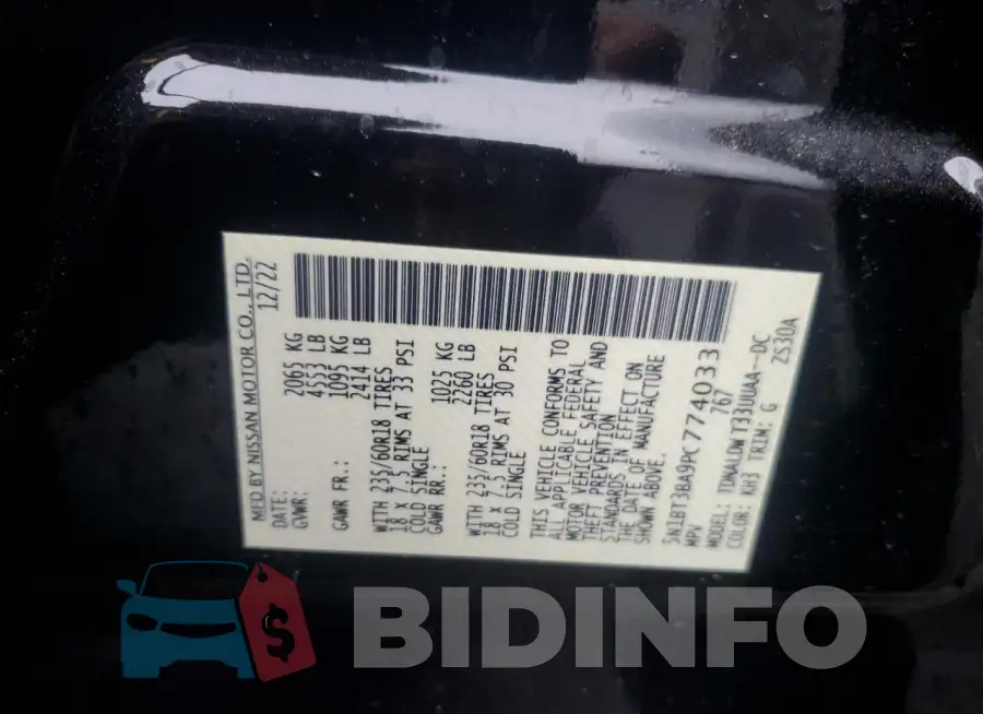 5N1BT3BA9PC774033 Photo# 13