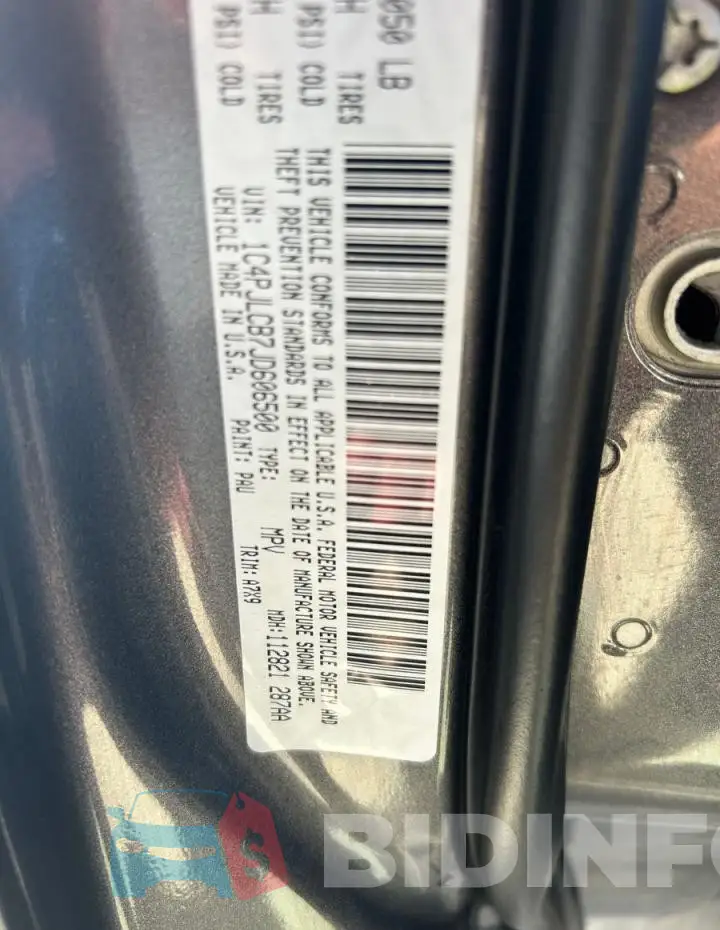 1C4PJLCB7JD606500 Photo# 10