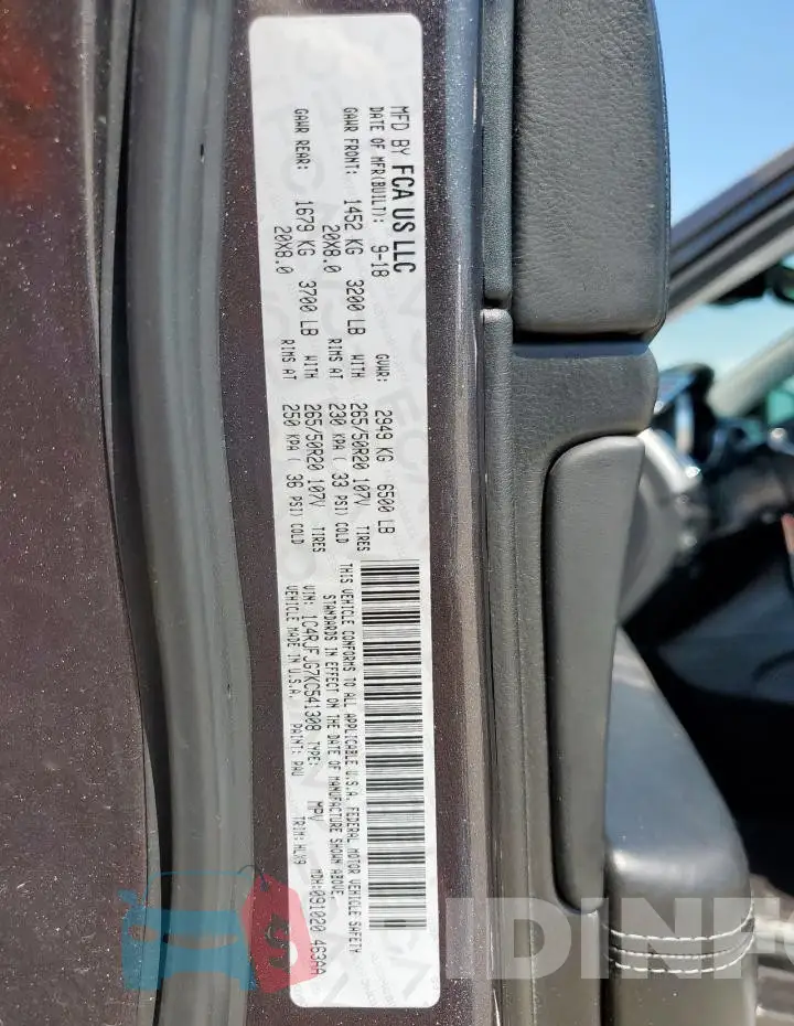 1C4RJFJG7KC541308 Photo# 13