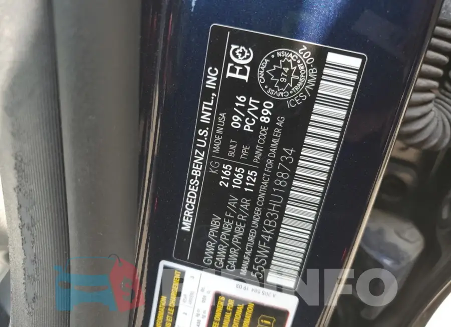 55SWF4KB3HU188734 Photo# 13