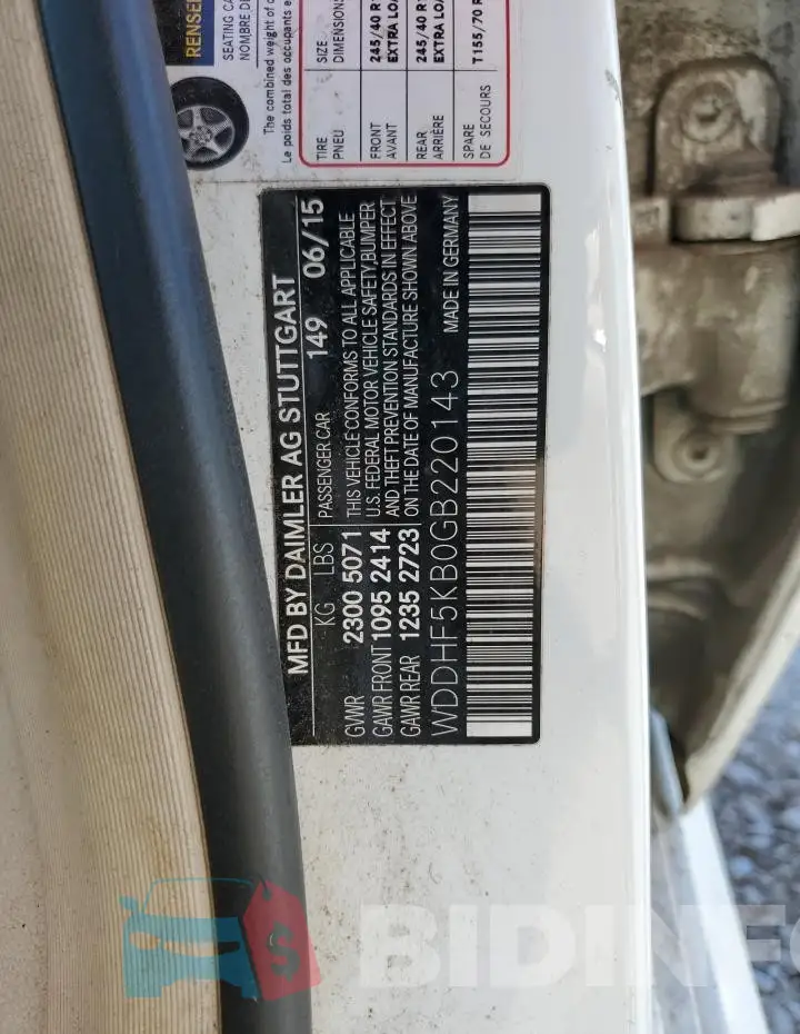 WDDHF5KB0GB220143 Photo# 12