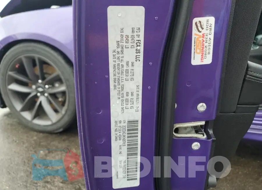 2C3CDXGJ0KH697018 Photo# 12