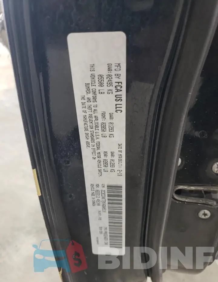 2C3CDXKT2KH600510 Photo# 12
