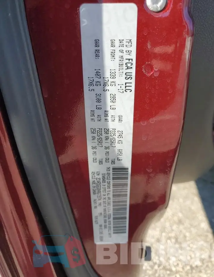 2C4RDGEG9HR673574 Photo# 13