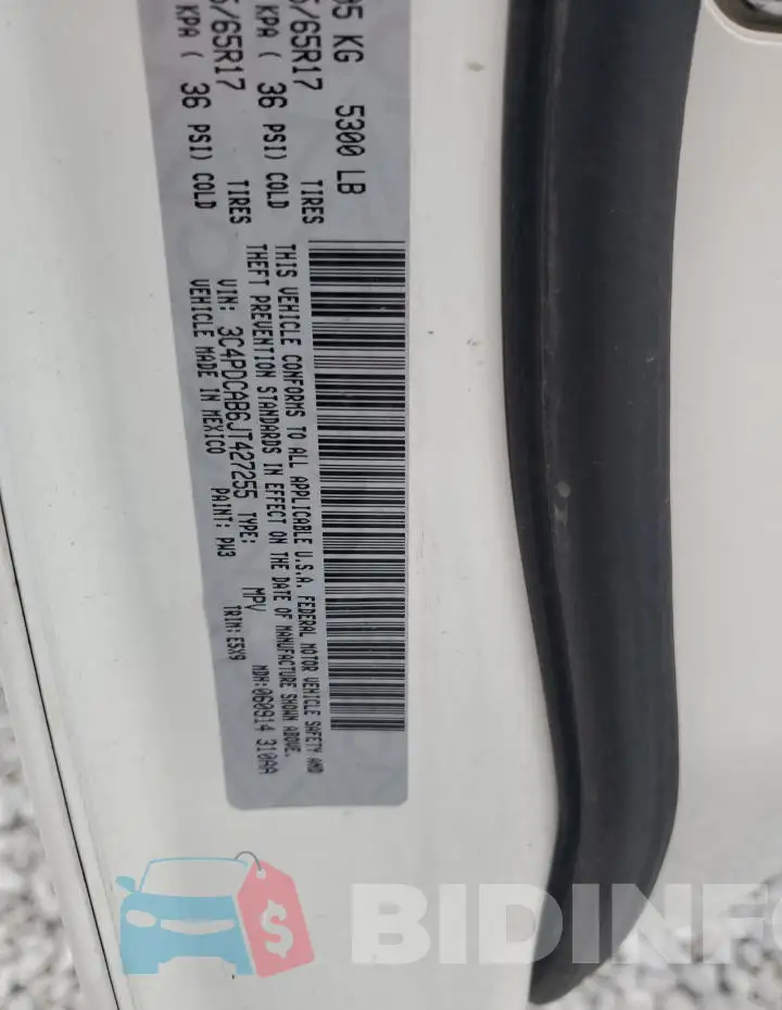 3C4PDCAB6JT427255 Photo# 13