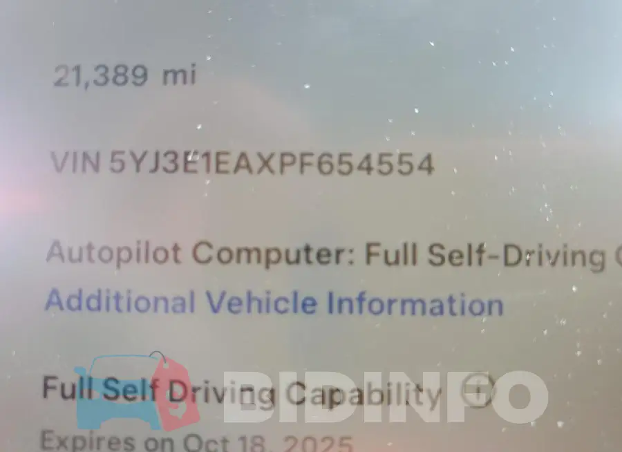 5YJ3E1EAXPF654554 Photo# 12