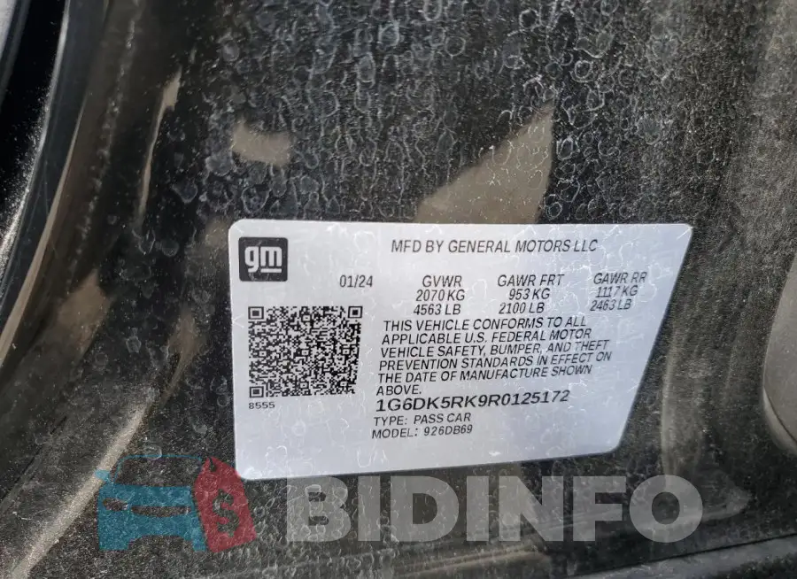 1G6DK5RK9R0125172 Photo# 12
