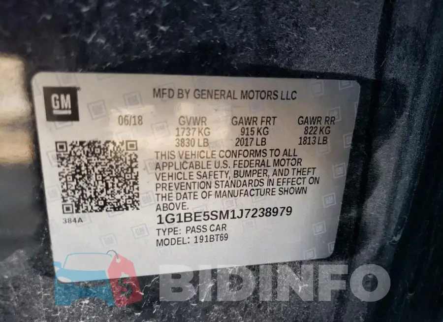 1G1BE5SM1J7238979 Photo# 12
