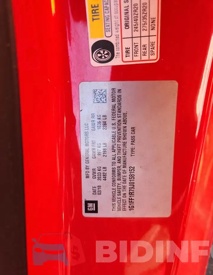 1G1FF1R79J0158152 Photo# 12