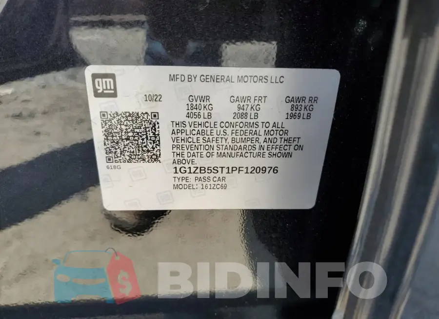 1G1ZB5ST1PF120976 Photo# 12