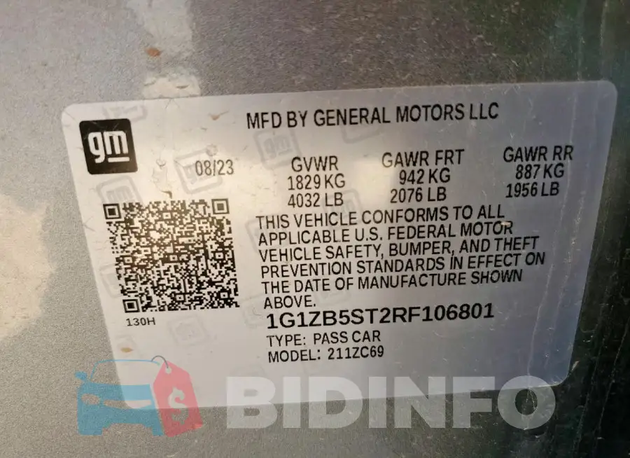 1G1ZB5ST2RF106801 Photo# 12