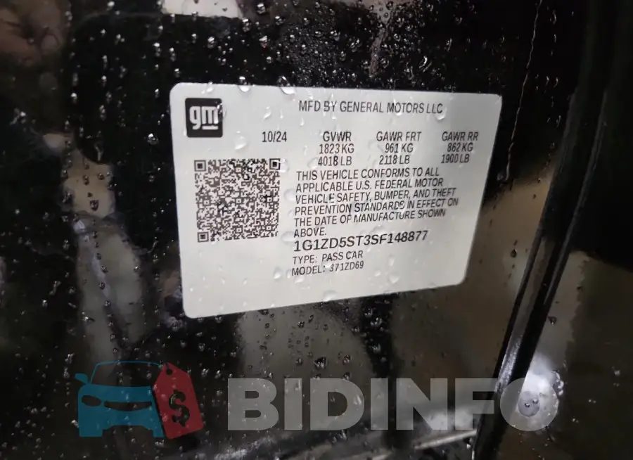 1G1ZD5ST3SF148877 Photo# 12
