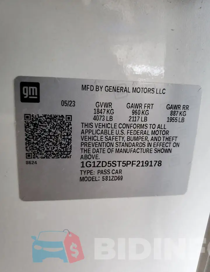 1G1ZD5ST5PF219178 Photo# 13