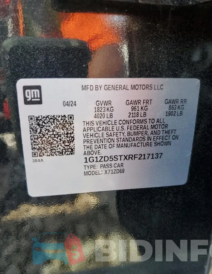 1G1ZD5STXRF217137 Photo# 12