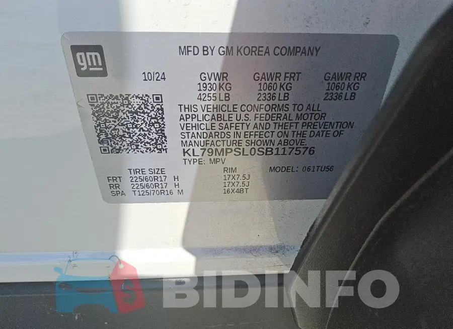 KL79MPSL0SB117576 Photo# 13