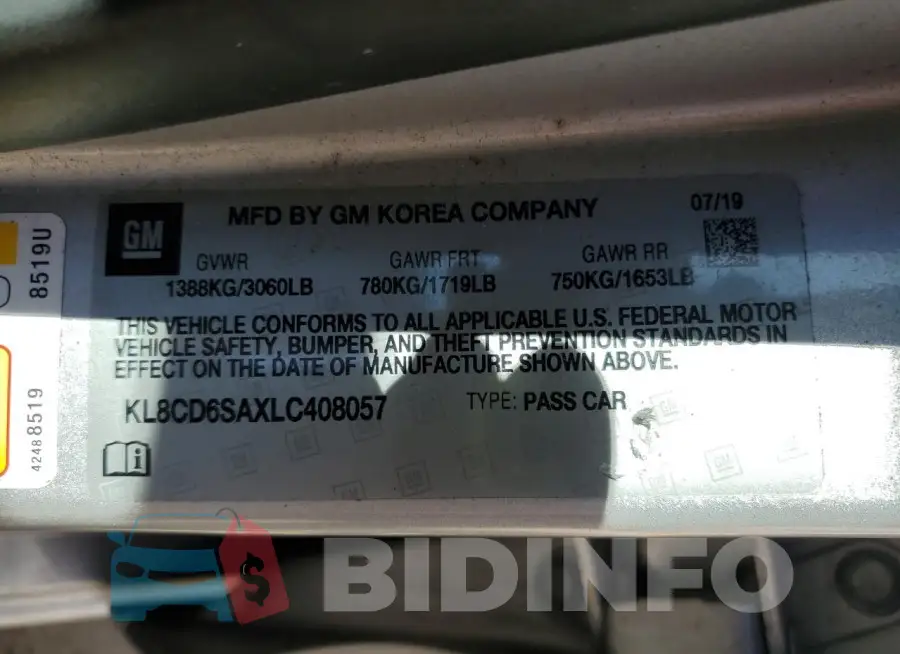KL8CD6SAXLC408057 Photo# 13