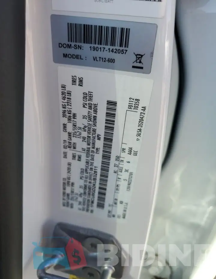 1FMCU0GD2KUB32811 Photo# 12