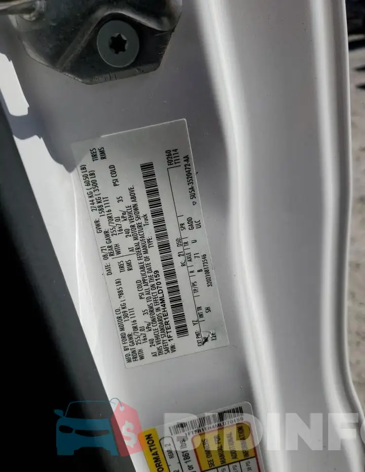 1FTER1EH4MLD70159 Photo# 13