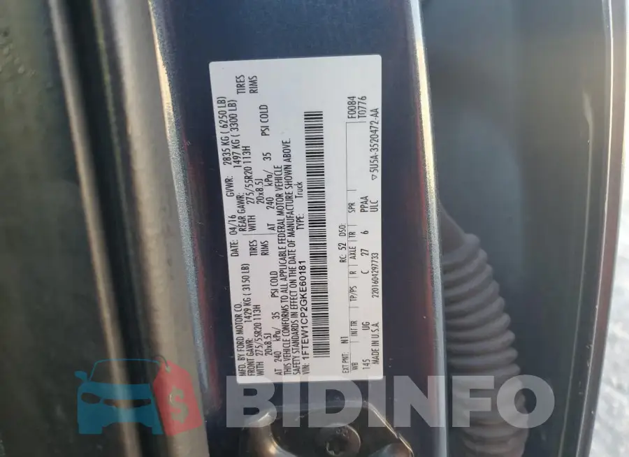 1FTEW1CP2GKE60181 Photo# 12