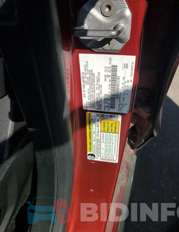 3FA6P0HD8HR251542 Photo# 12