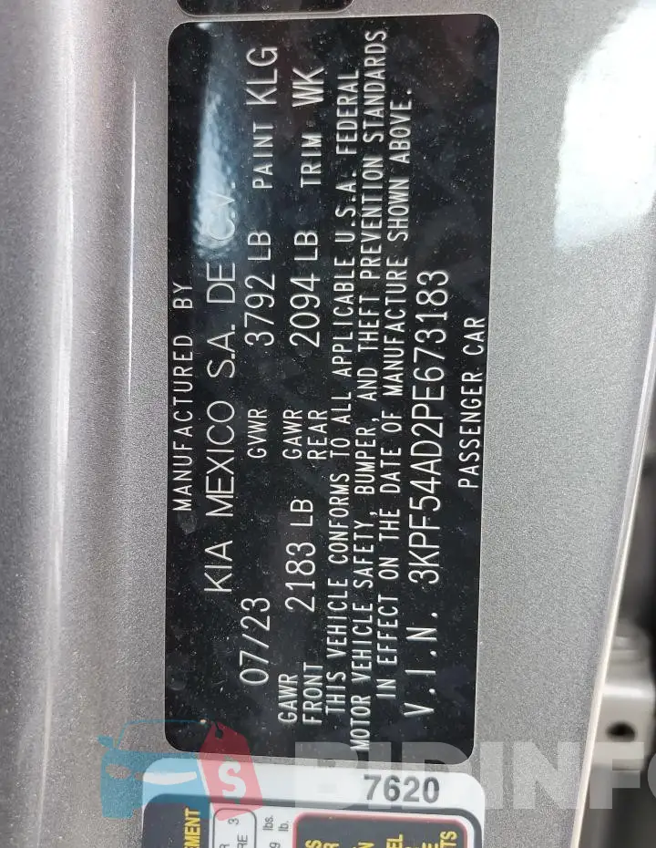 3KPF54AD2PE673183 Photo# 12