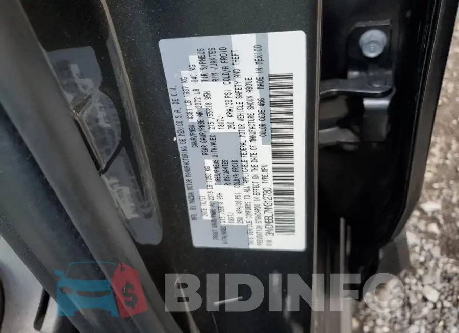 3MVDMBBL7MM312780 Photo# 13