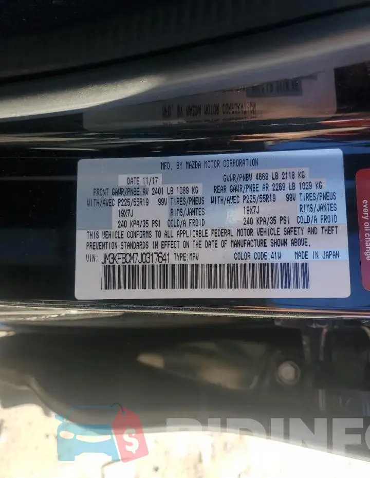 JM3KFBCM7J0317641 Photo# 13