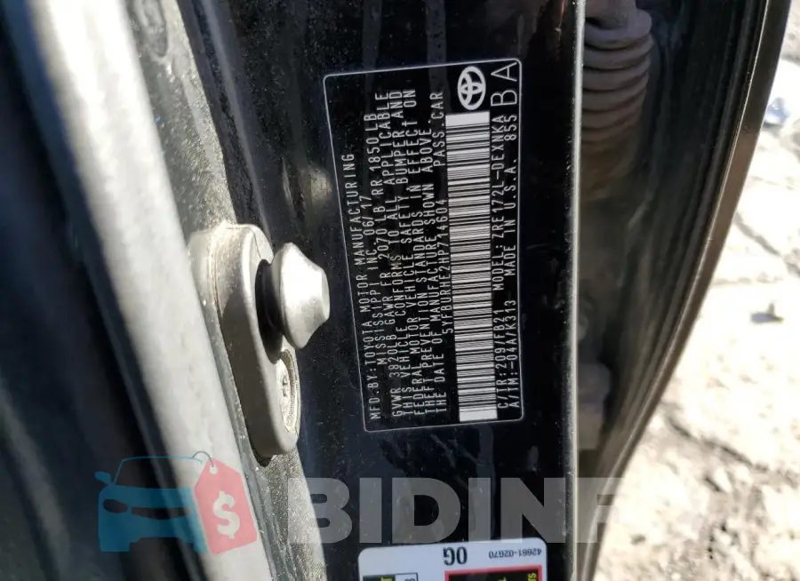 5YFBURHE2HP714604 Photo# 12