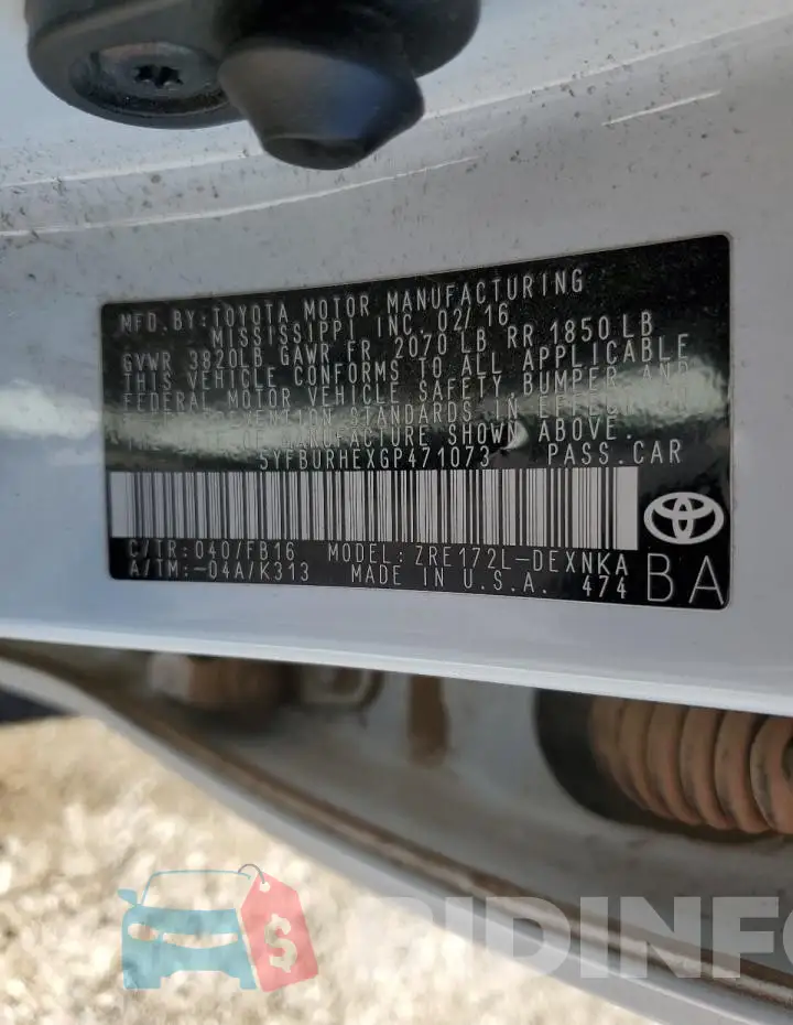 5YFBURHEXGP471073 Photo# 13