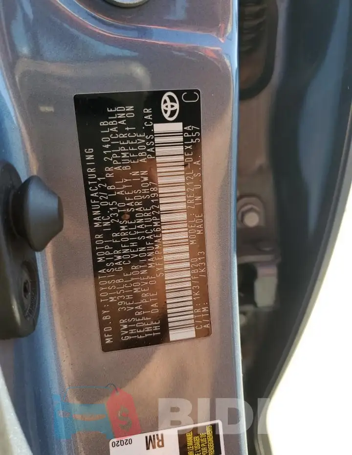 5YFEPMAE6MP221987 Photo# 13