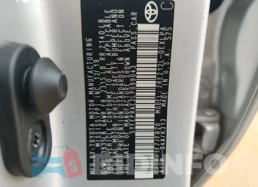 5YFEPRAE2LP099043 Photo# 12