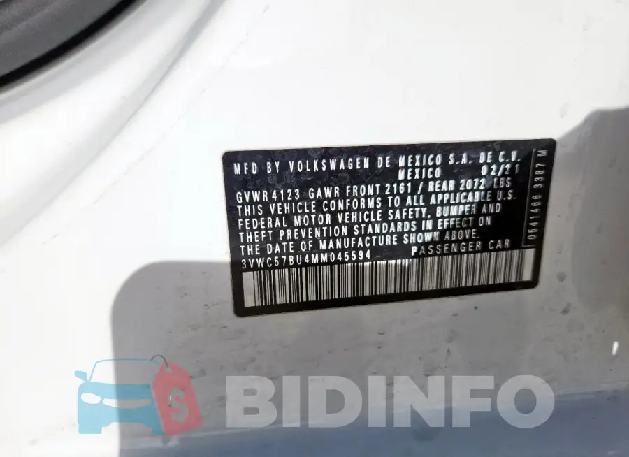 3VWC57BU4MM045594 Photo# 12