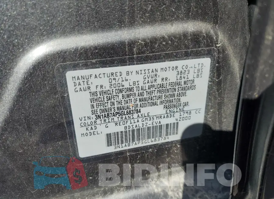 3N1AB7AP5GL683784 Photo# 12