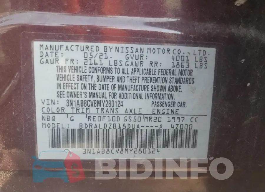 3N1AB8CV8MY280124 Photo# 12