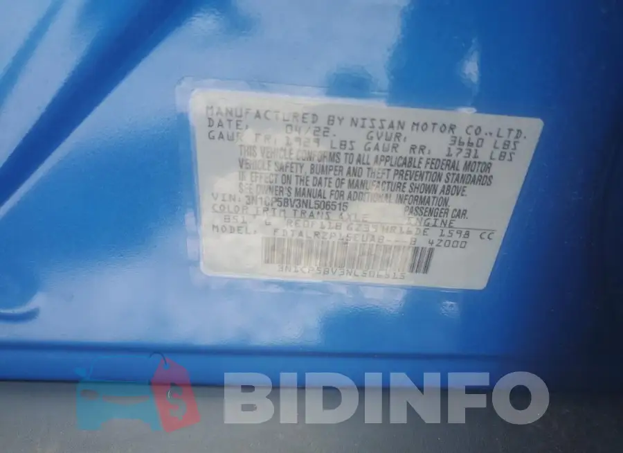 3N1CP5BV3NL506515 Photo# 13