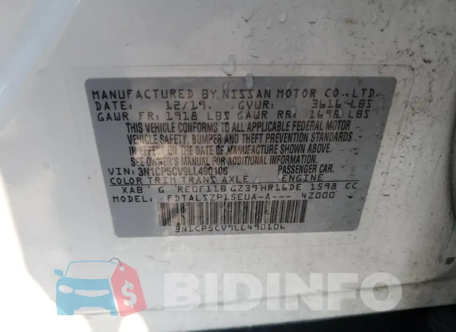 3N1CP5CV9LL490106 Photo# 14