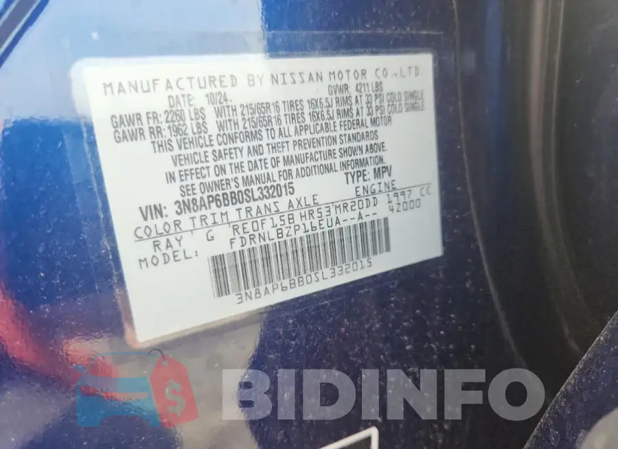 3N8AP6BB0SL332015 Photo# 13