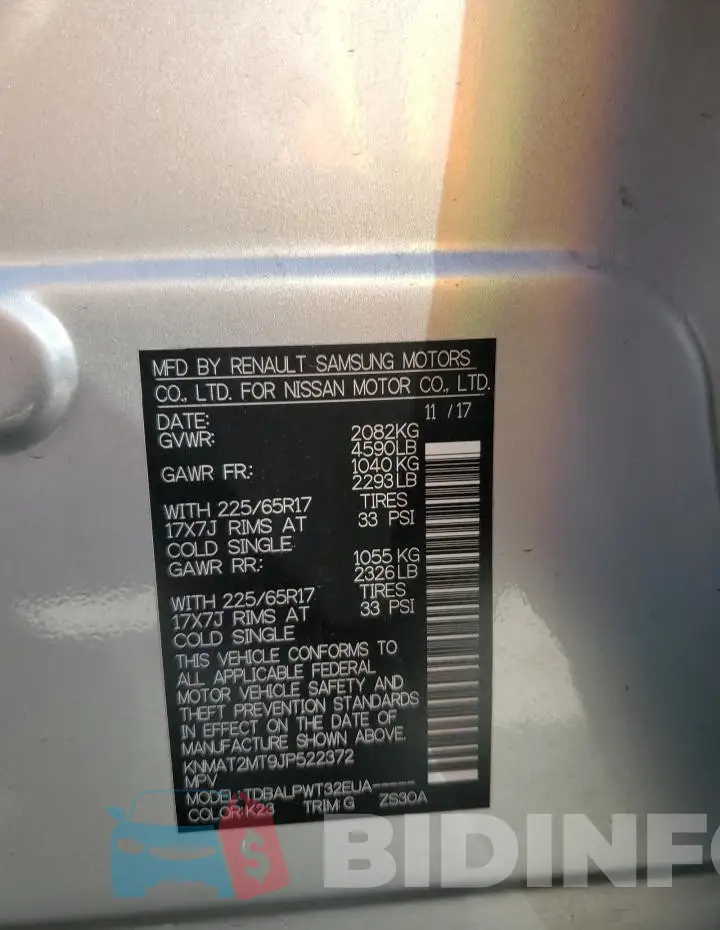 KNMAT2MT9JP522372 Photo# 13