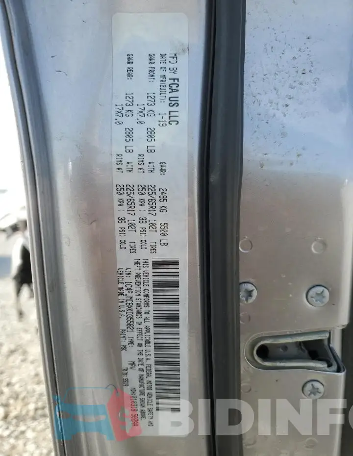1C4PJMCBXKD355821 Photo# 12